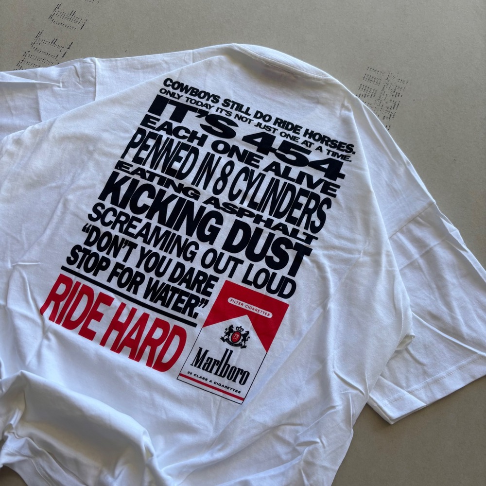 Vintage 90s‎ Biker Marlboro T-shirt
